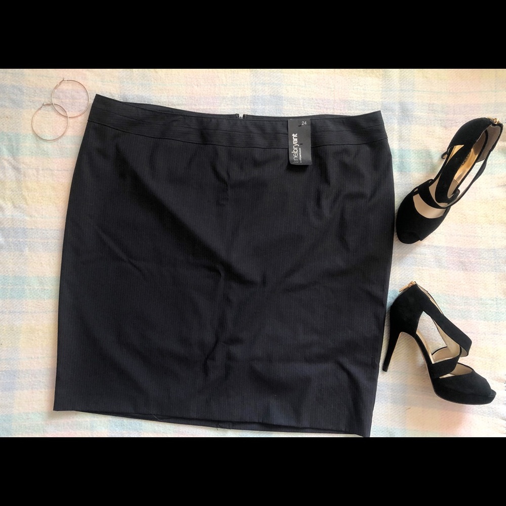 Lane Bryan Plus Size Pencil Skirt